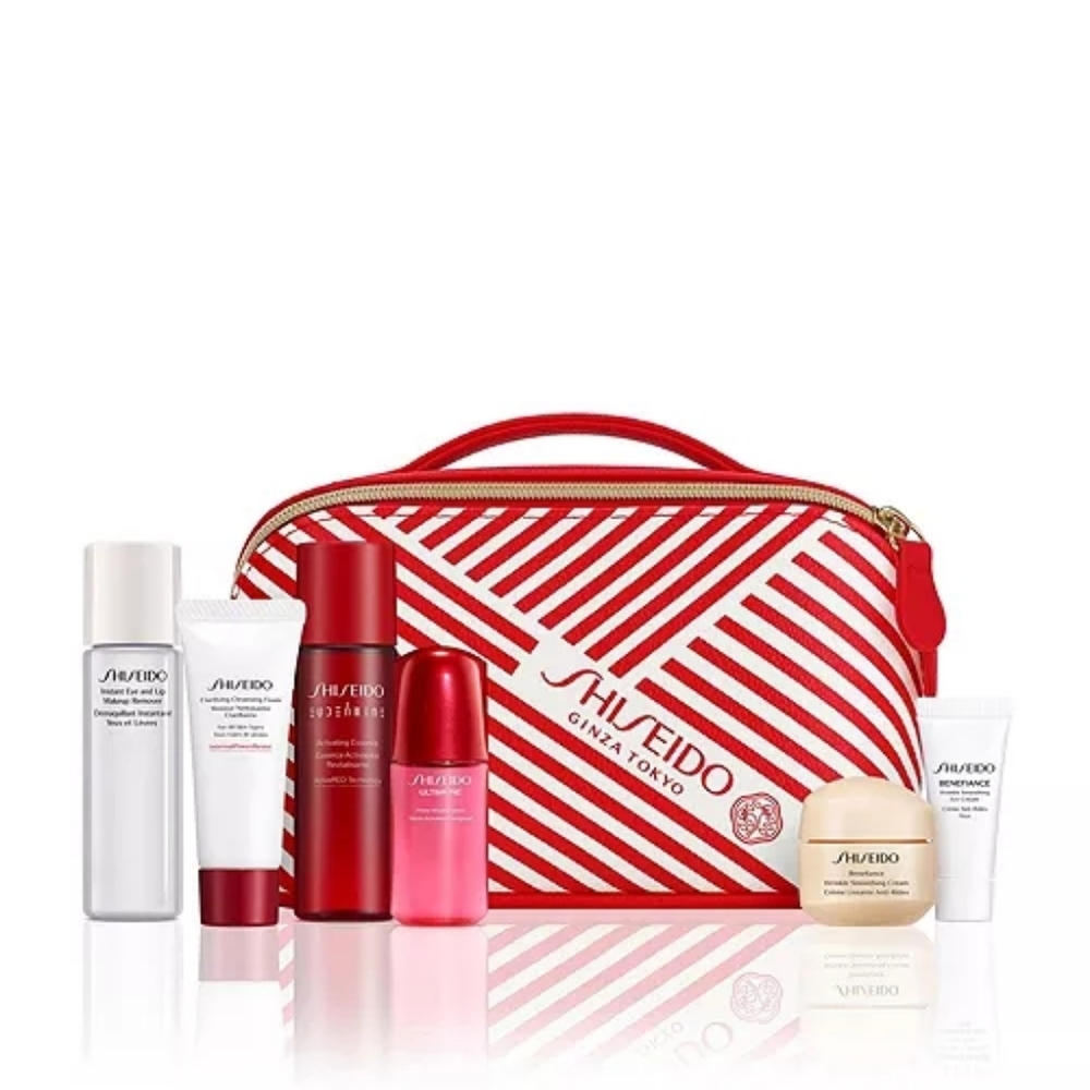 New Shiseido 7 Piece Gift Set Skincare Collection